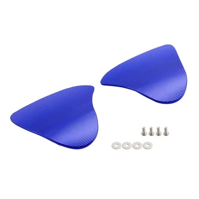 CNC paire de bouchons de rétroviseurs bleu pour Yamaha YZF R1 R1M 2020-2024 E03 - Photo 1/4