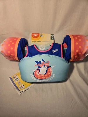 Chaleco de natación Speedo para niños traje flotador tiburón 30-50 lb 3-5 años brazaletes salpicadores seguros.  Foto 1 de 4