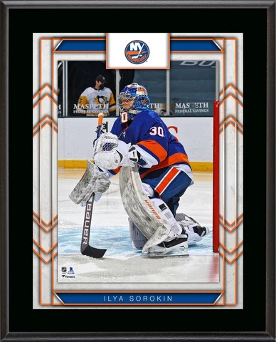 Ilya Sorokin New York Islanders 10.5" x 13" Sublimated Player Plaque Cover