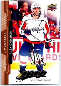 18-19 UPPER DECK MVP CHECKLIST GOLD SCRIPT - ALEX OVECHKIN /150 #220 CAPITALS - Picture 1 of 2
