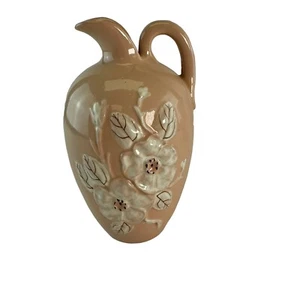 Vtg Hull Art Pottery Rosella Glazed Cream Dogwood Vase Pitcher Ewer R-11-7-R USA - Picture 1 of 7