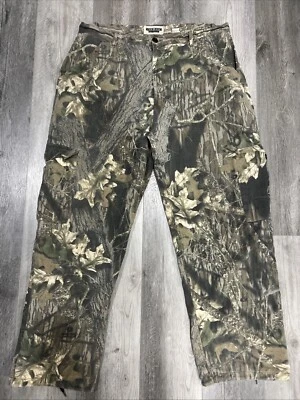 Camuflagem vintage Jerzees ao ar livre adulto XL 38x30 Mossyoak Esc folgada - Imagem 1 de 4