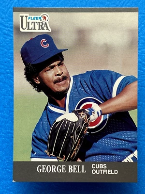 1991 Fleer Ultra George Bell #55 - Image 1 of 2