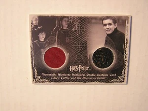 Harry Potter-Daniel Radcliffe-S Biggerstaff-Oliver Wood-Screen Used-Costume Card - Picture 1 of 2