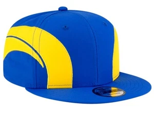 Los Angeles Rams New Era Throwback Historic Helmet Pack 9FIFTY SnapBack - Picture 1 of 10