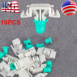 10pcs Door Fender Moulding Clips Retainers w/ Rubber Caps for BMW E36 M3, M-tech - Picture 1 of 11