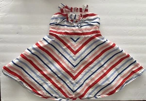 Janie and Jack Dress Girls 2T Halter Stripes Lined Summer Toddler - Picture 1 of 8