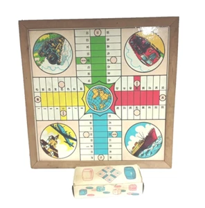 Tablero Parchís&oca Antiguo Completo Fichas Leer Antes De Comprar Descripción - Imagen 1 de 9