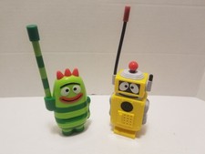 Yo Gabba Gabba Plex and Brobee Walkie Talkies TESTED RARE HTF