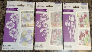 Crafter's Companion Zwillinge Modern Blumen Edge'able Dies Set 3 Neu - Bild 1 von 3