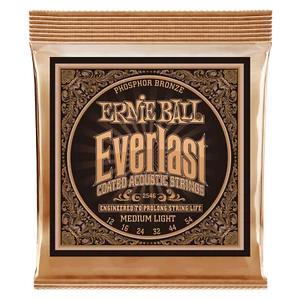 Ernie Ball Everlast Coated Phosphor Bronze Medium Light Acoustic Strings P02546 - Picture 1 of 2