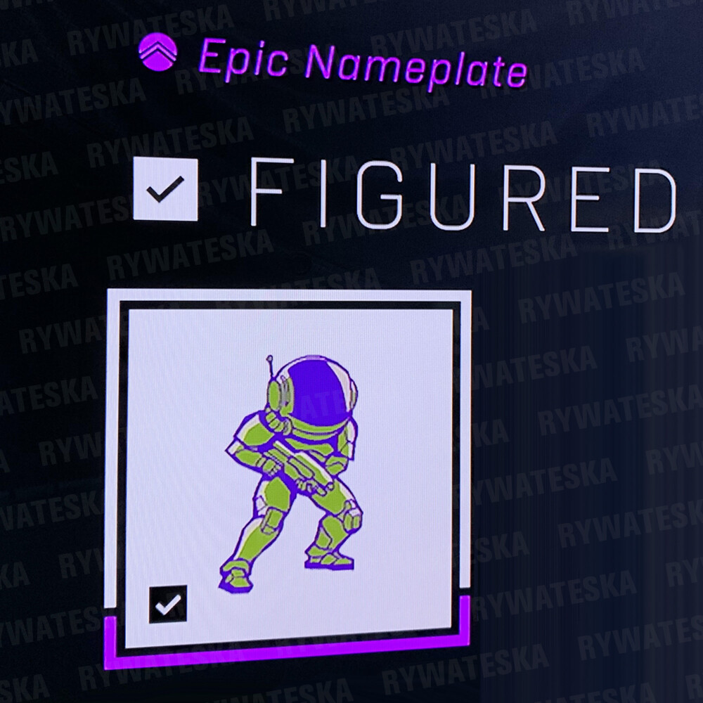 Halo Infinite FIGURED Epic Nameplate 