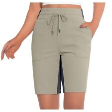 Little Donkey Andy Women's Quick Dry Hiking Bermuda Shorts, Stretch Golf Shorts,