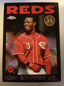 2021 Topps Silver Pack Black KEN GRIFFEY JR. #’d 3/199! 1/1 HIS JERSEY NUMBER! - Picture 1 of 3