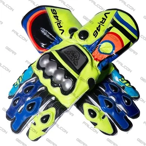 GUANTES MOTOGP VALENTINO ROSSI 2016 (GUANTES DE CUERO VR) disponibles tallas XS a 3XL - Imagen 1 de 6