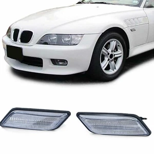 CLEAR LED FENDER TURN SIGNALS FOR BMW Z3 E36 1994-2003 MODEL NICE GIFT - Picture 1 of 7