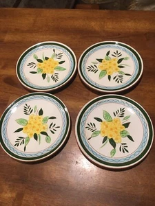Lot of 4 Stangl Country Garden Bread & Butter Dishes 6" Diameter EC - Picture 1 of 8