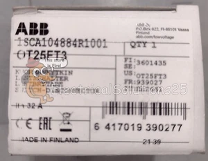 Nuevo interruptor de desconexión de 3 polos ABB OT25FT3 - envío gratuito - Imagen 1 de 11