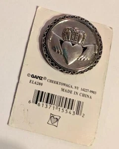 Irish Claddagh Pocket Token Love Loyalty Friendship Keepsake GANZ Original Card - Picture 1 of 2