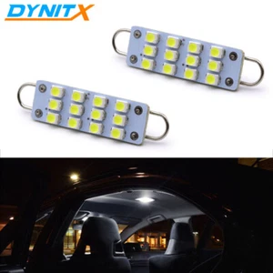 2x 6000K White Dome Light Bulbs for 1973 1979 73 79 Ford F100 F350 Bronco Truck - Picture 1 of 6