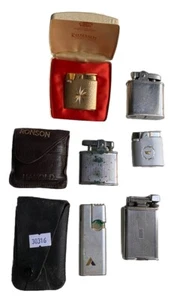 VINTAGE CIGARETTE LIGHTER BUNDLE LOT Polo Lift Arm Ronson Gold Prince Automatic - Picture 1 of 24