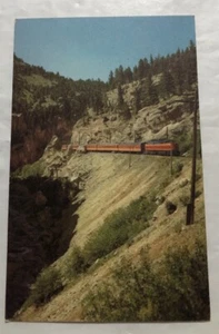 The Olympian Hiawatha Pictured In Montana Canyon. Postcard (J2) - Picture 1 of 2