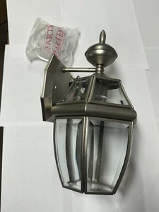 Lancaster 1-Light Antique Outdoor Wall Lamp Lantern - Picture 1 of 6