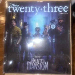 Disney Twenty Three D23 Magazine Summer 2023 Haunted Mansion STILL SEALED - Picture 1 of 2