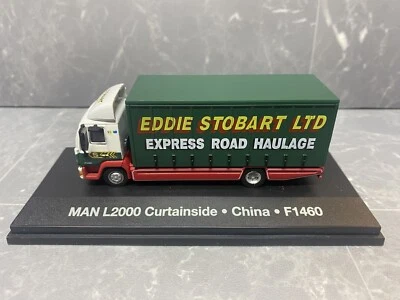 ИЗДАНИЕ ATLAS - EDDIE STOBART - MAN L2000 CURTAINIDE ФАРФОРОВАЯ МОДЕЛЬ F1460 - В КОРОБКЕ - Изображение 1 из 4