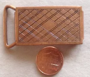 1 New Rectangular Antiqued Copper Tone Buckle 1 7/18" x 1" 47mm x 25.5mm # 7230 - Picture 1 of 3