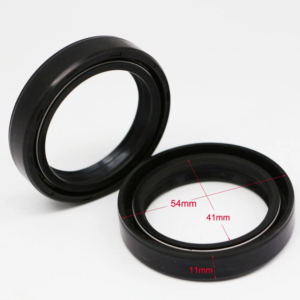 JUEGO DE JUNTAS DE ACEITE HORQUILLA DELANTERA 41x54x11mm apto para Suzuki GSXR 600 750 GSX 600F 750F Foto 1 de 3