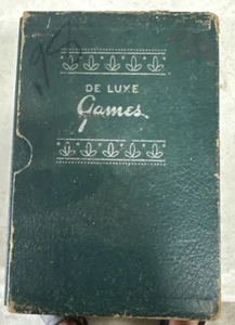 1930 Vintage De Luxe Games Travel Board Games Set Of 4 - Picture 1 of 2