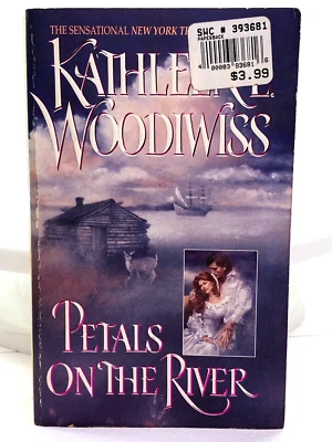 Kathleen E. Woodiwiss Petals On The River Paperback PB Book First Avon Mass 1998 - Image 1 of 4