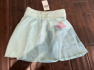 Juicy Couture Girls Mini Skirt Scuba Spa Fleece Rhinestones Sz 8 NWT ๐๐ - Picture 1 of 7