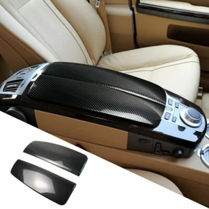 Car Console Armrest Box Panel Cover Trim For BMW 7 Series E66 2002-2008 LHD - Picture 1 of 8