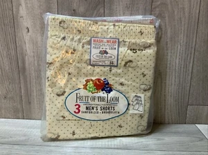 Neu Vintage Fruit Of The Loom Gr. 36 Muster Herren Shorts Sanforisiert/Breitstoff - Bild 1 von 7