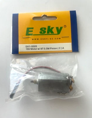 EK1-0005 180 Motor W/8T 0.5 Pinion E Sky Radio Control Helicopter New EK10005 - Image 1 of 2