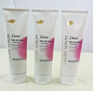 Lote de 3 Suero Crema Dove Pro-Retinol y Loción Corporal Reafirmante 8 OZ Cada Uno Nuevo Sin Caja - Imagen 1 de 3