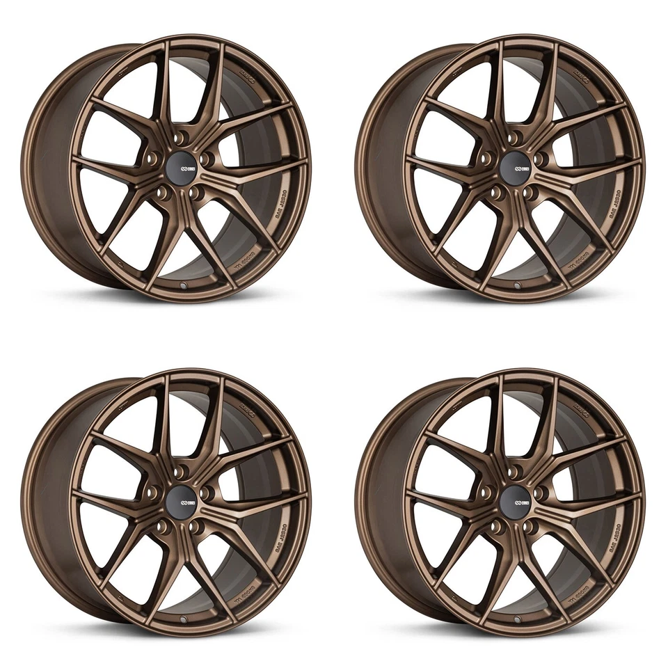 (4X) Enkei TSR-X Wheels [20x9.5 / 5x114.3 / ET:40 / CB:72.6] Gloss Bronze - Image 1 of 1