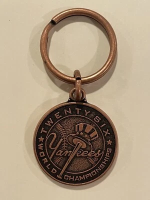 New York Yankees Key Chain 26 World Championships Baseball Souvenir Collectable - Image 1 of 3