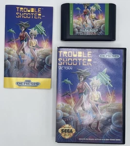 Trouble Shooter (Sega Genesis, 1991) COMPLETE w/ Box manual game - Picture 1 of 8