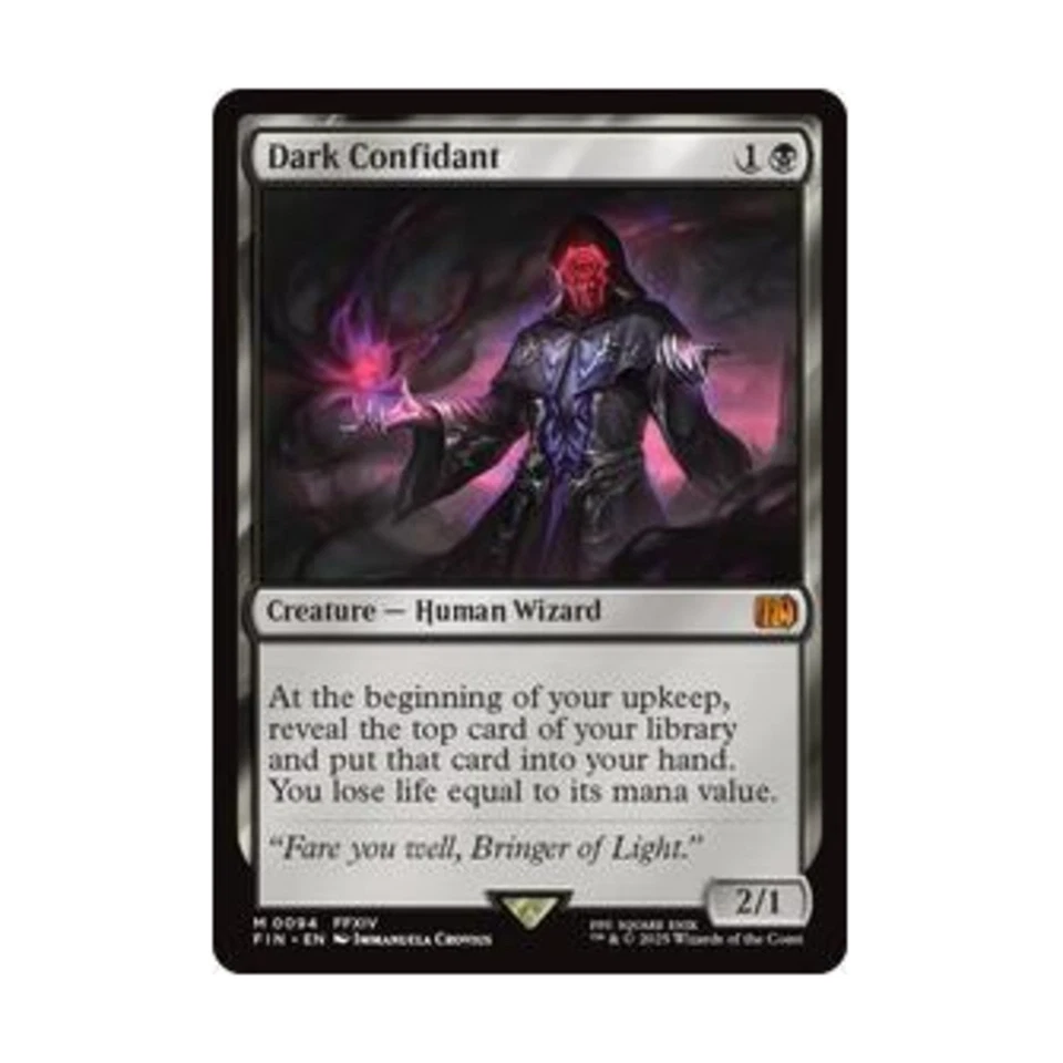 WOTC Universes Beyond: FINAL FANTASY Dark Confidant (MR) NM - Image 1 of 1