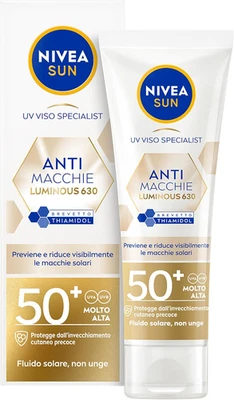 SUN Luminous630 Crema Solare Viso SPF 50+ 40 Ml, Protezione Solare Viso in Fluid - Immagine 1 di 4
