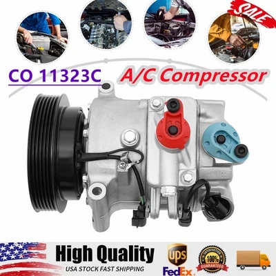 AC Compressor For Volvo S60 S80 XC60 XC70 XC90 V70 Land Rover LR2 3.2L CO 11323C - Image 1 of 4