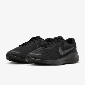 Size 9 Nike Revolution 7 Extra Wide Black Off Noir (FB8501-001) - Picture 1 of 6