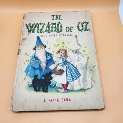 Vintage Wizard of Oz L. Frank Baum Maraja Illustrated Grosset Dunlap Hardcover B - Image 1 of 4