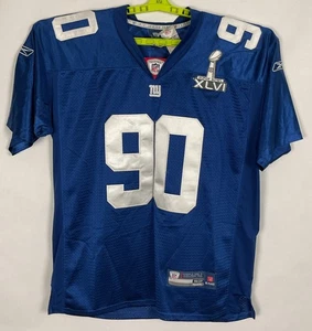Reebok NFL Jersey Mens New York Giants Super Bowl XLVI 2012 Pierre Paul #90 New - Picture 1 of 14