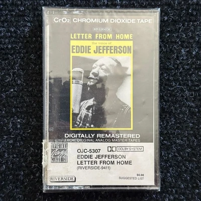 Sealed Eddie Jefferson Letter From Home Cassette Tape 1987 OJC Reissue Jazz Foto 1 de 2