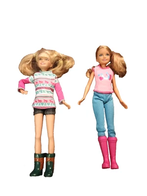 Lot 9" Dolls 2 Barbie Little Sister Stacie Pony Tales w helmet clothes boots EUC - Image 1 of 4