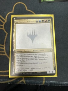 The Convention Enthusiast Unknown Event Playtest MTG Magic The Gathering Gencon - Picture 1 of 1